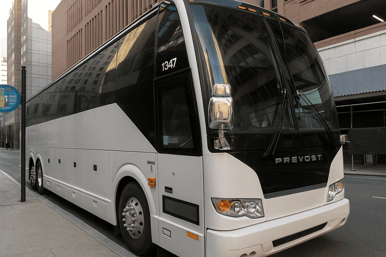 a Charter Bus Rental Bethlehem coach bus